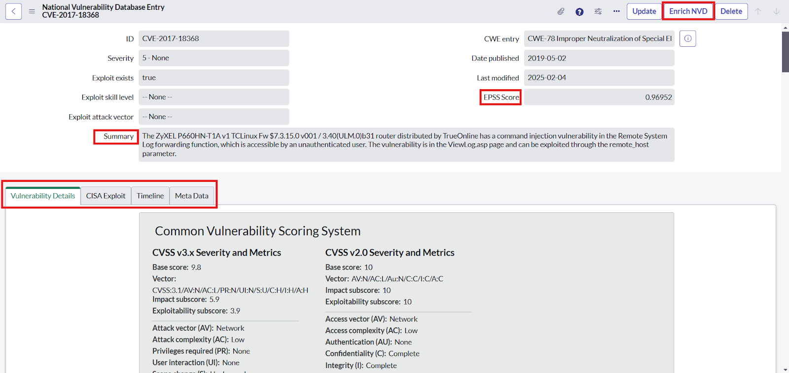 Vulnerability Details
